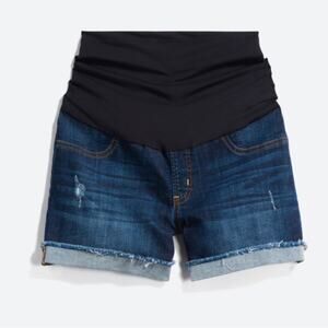 Just Black Denim size 30 Romeo Maternity Frayed Cuff Denim Short